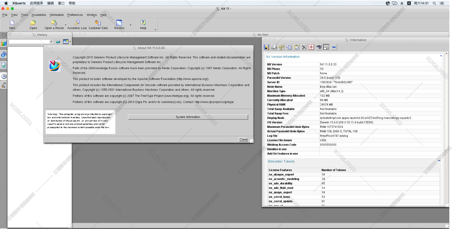 UG NX 11 for Mac 中文版【UG11.0Mac版】中文破解版 UG NX 11 for Mac 中文版【UG11.0Mac版】中文破解版